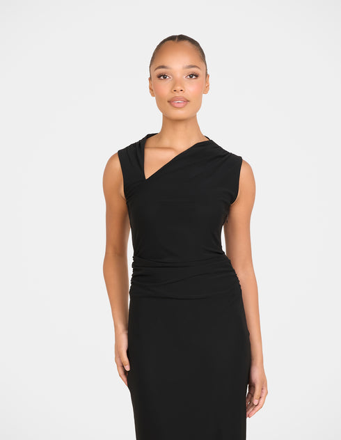 Onyx Sleeveless Maxi Dress